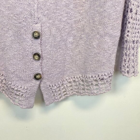 Lucky Brand Purple Knit Sweater - Picture 9 of 12
